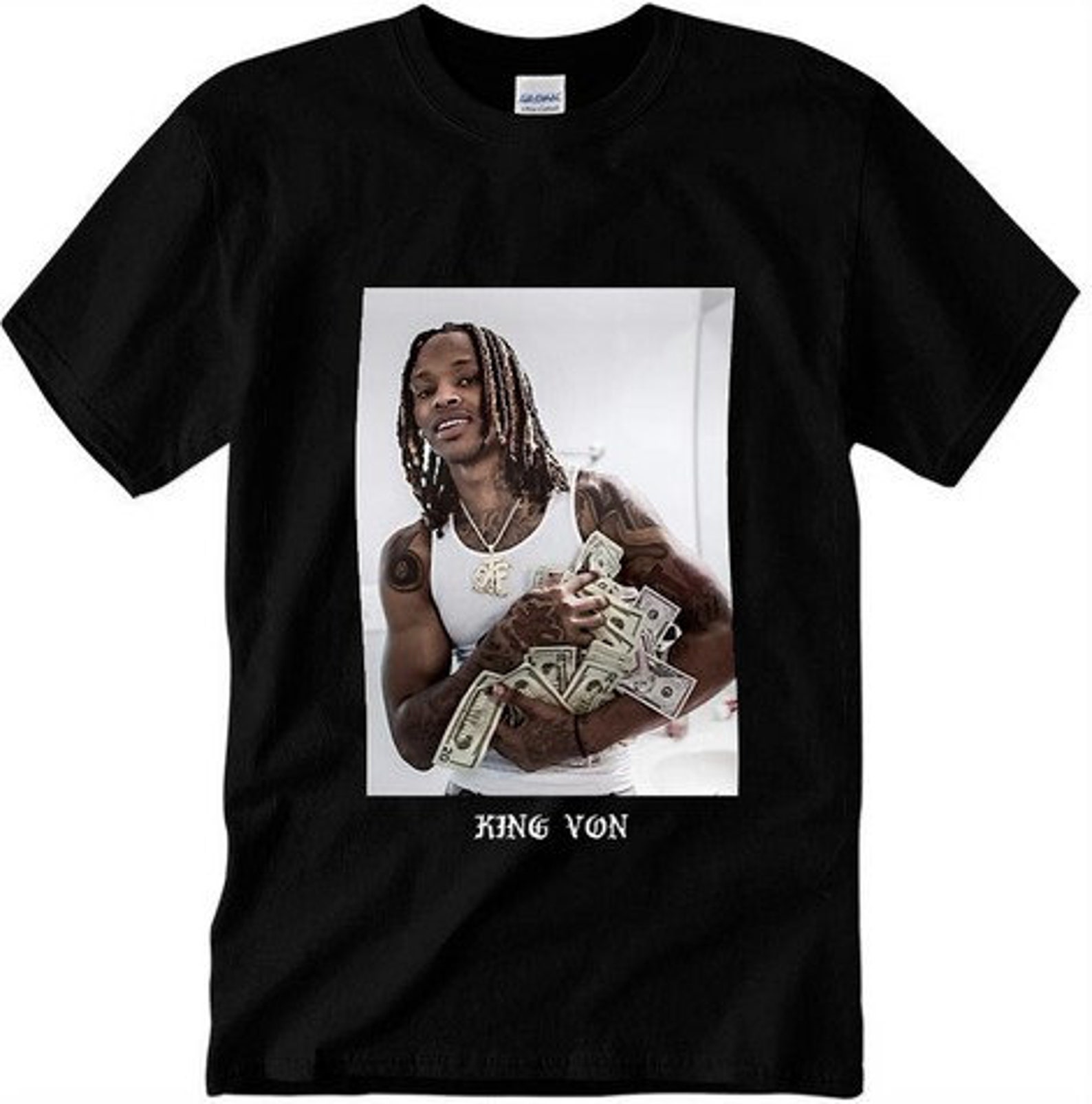 Rapper King Von T shirt King Von Welcome To O'Block Etsy