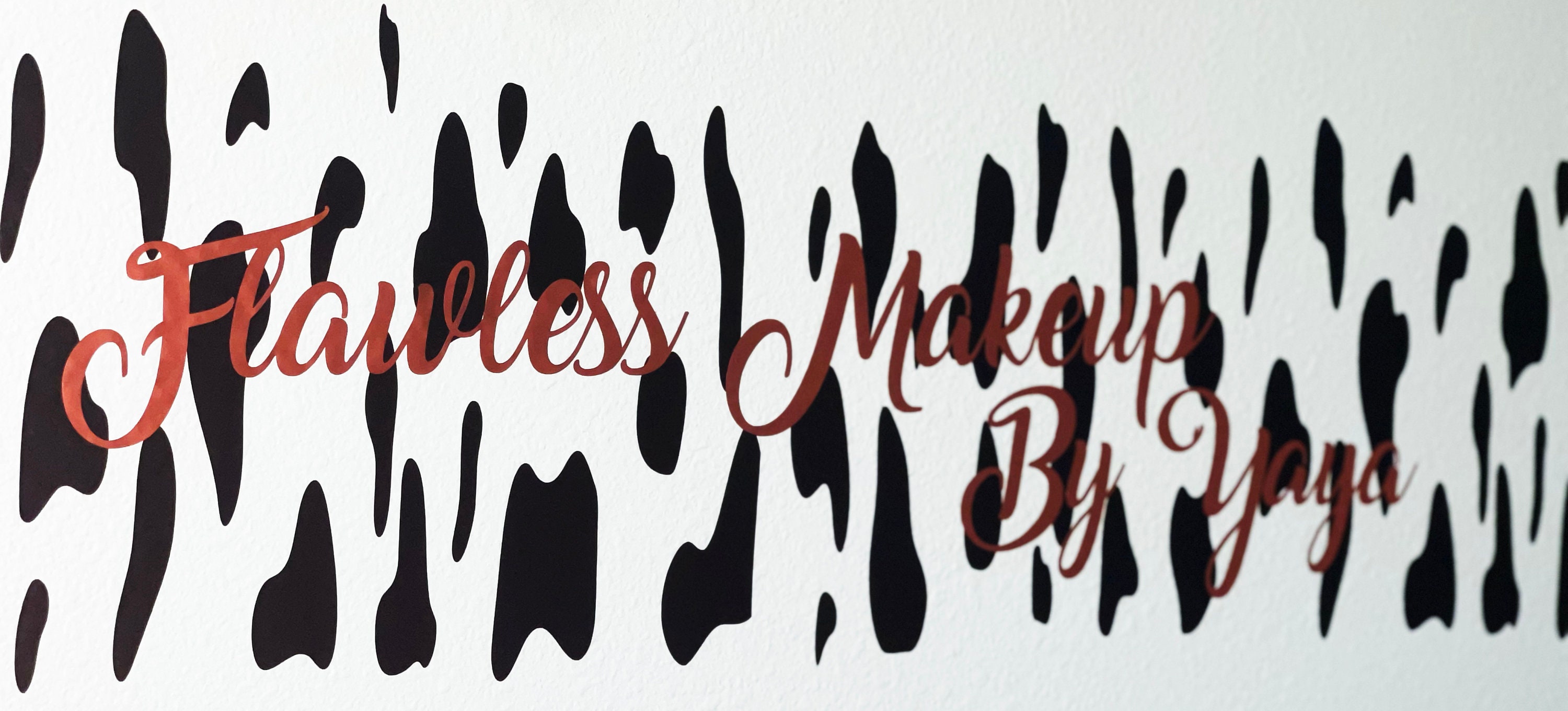 Cow Name Decal Cow Print Wall Decal Personalized Cow Name Etsy