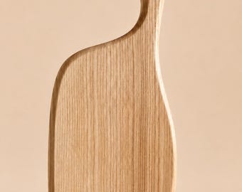 Tagliere CURVA da aperitivo in legno di frassino con manico