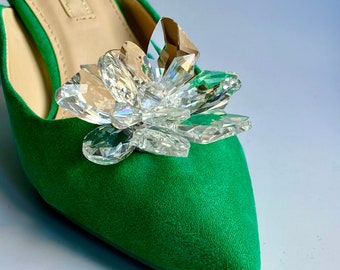 Designer Shoe Clips Reykjavik clear (one pair)