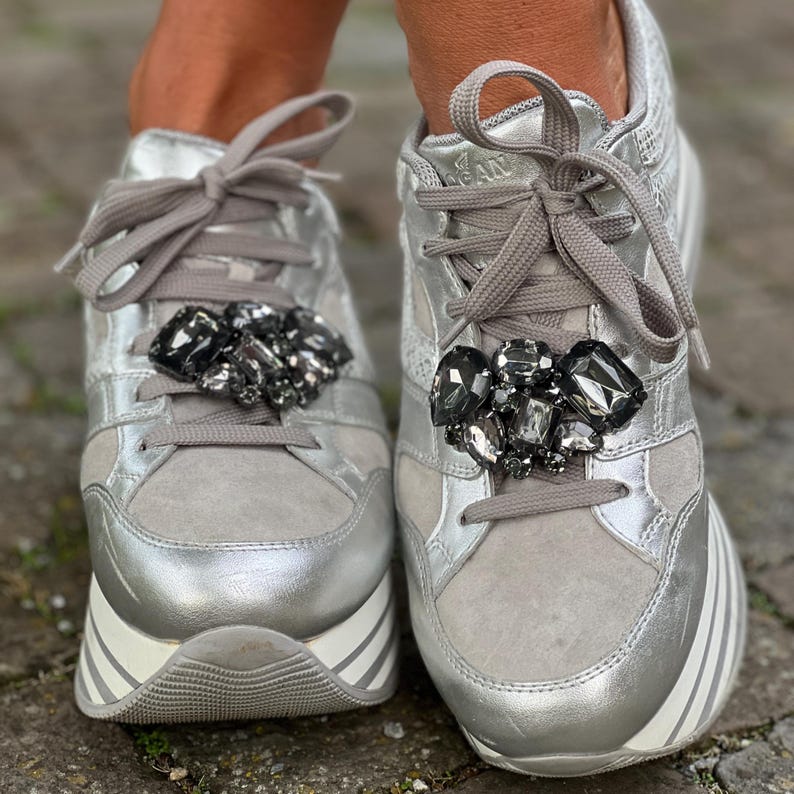 Sparkling Rhinestone Shoe Clips Antwerp – Shoe Jewelry for Pumps, Bridal Shoes and Evening Wear image 2