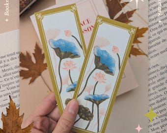 Bookmark, Flowers, paper, Nature collection