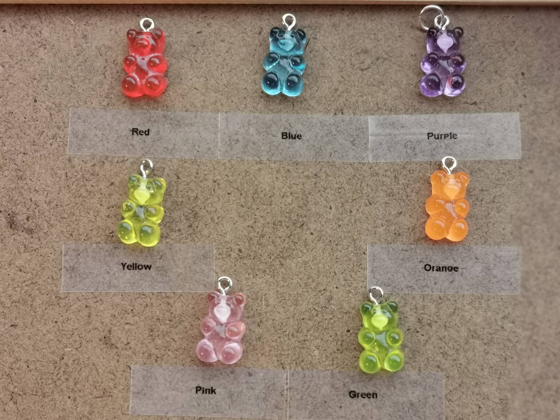 Gummy Bear Dummy Keyring. Cute Quirky Gummy Bear and Dummy Etsy