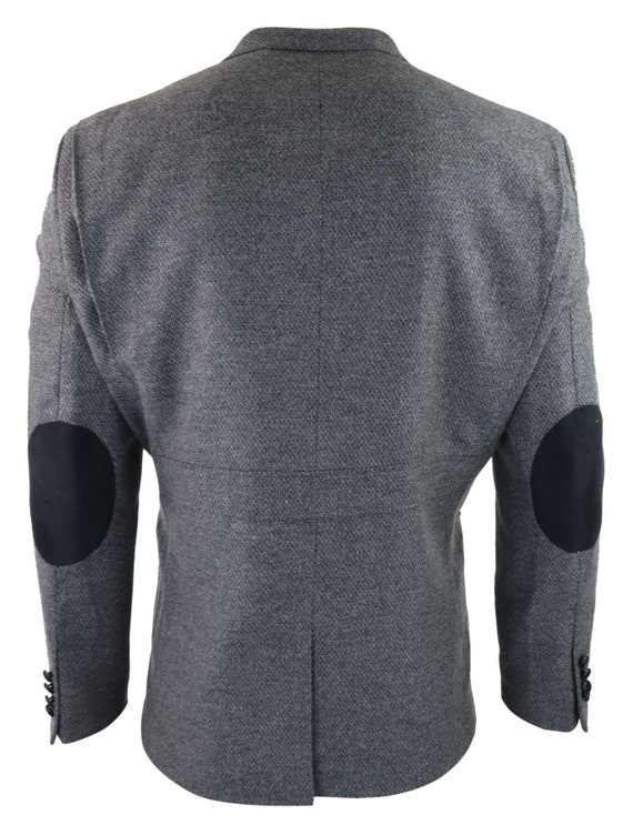 Mens Wool Tweed Shooting Jacket Hunting Blazer Elbow Patch - Etsy