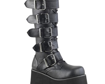 knee high platform boots uk