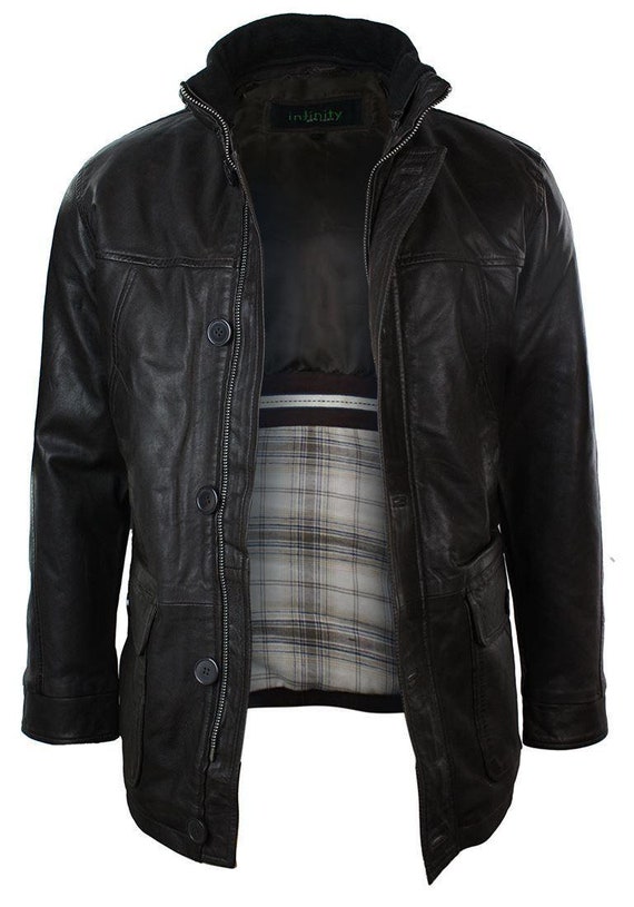 leather hunting jacket