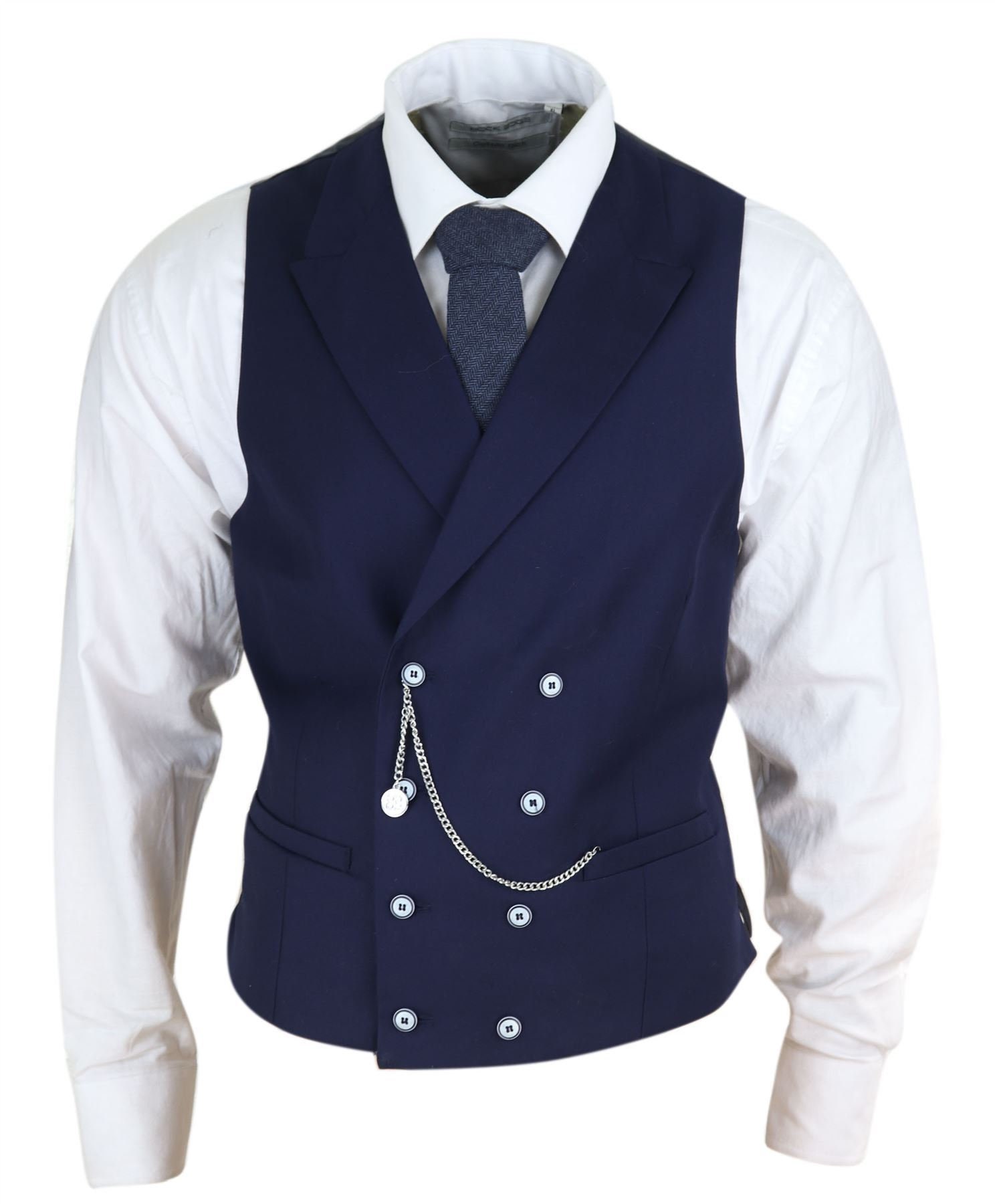 Chain on online suit vest