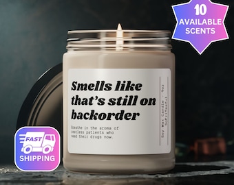 Funny Pharmacy Tech Gifts, Pharmacy Candle, Pharmacy Technician Gifts, Funny Pharmacy Gifts, Pharmacy Tech Week Gifts, Funny Pharmacist Gift