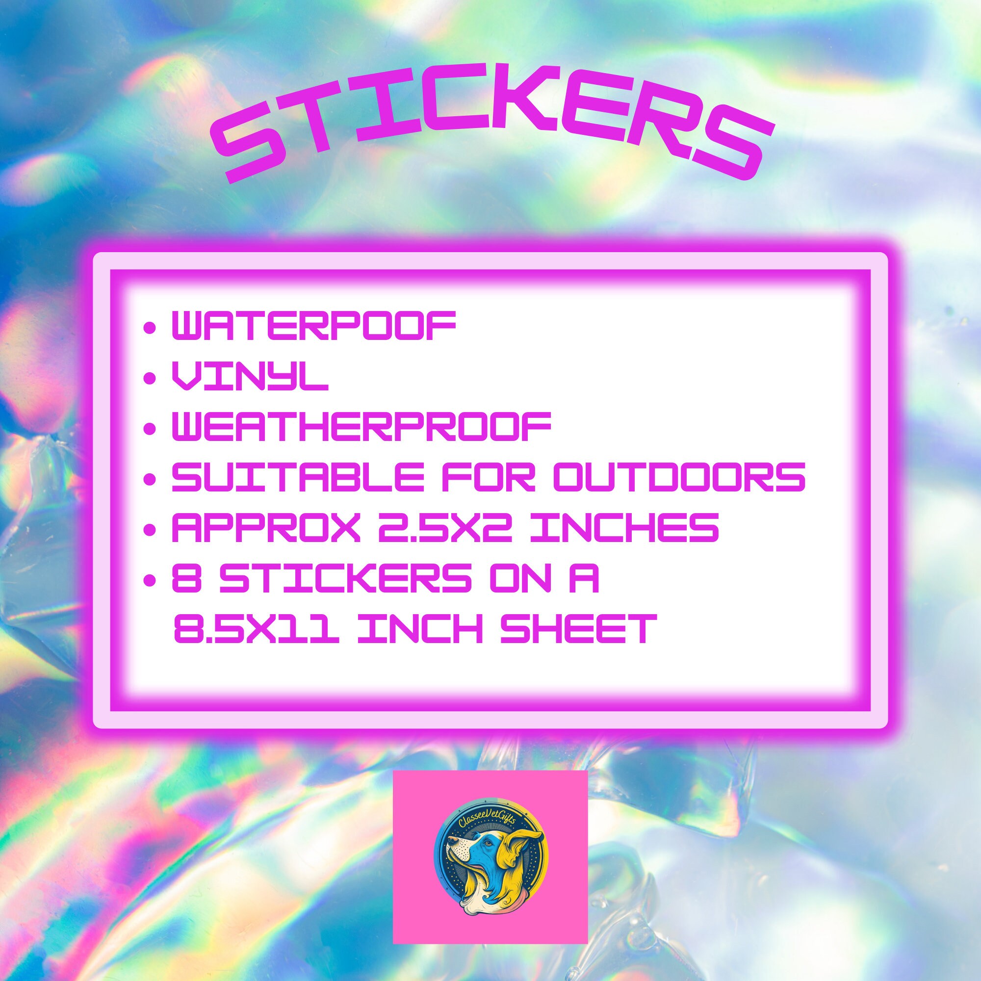 Vet Med Sticker Pack, Vet Tech Stickers, Veterinary Stickers, Funny Vet ...