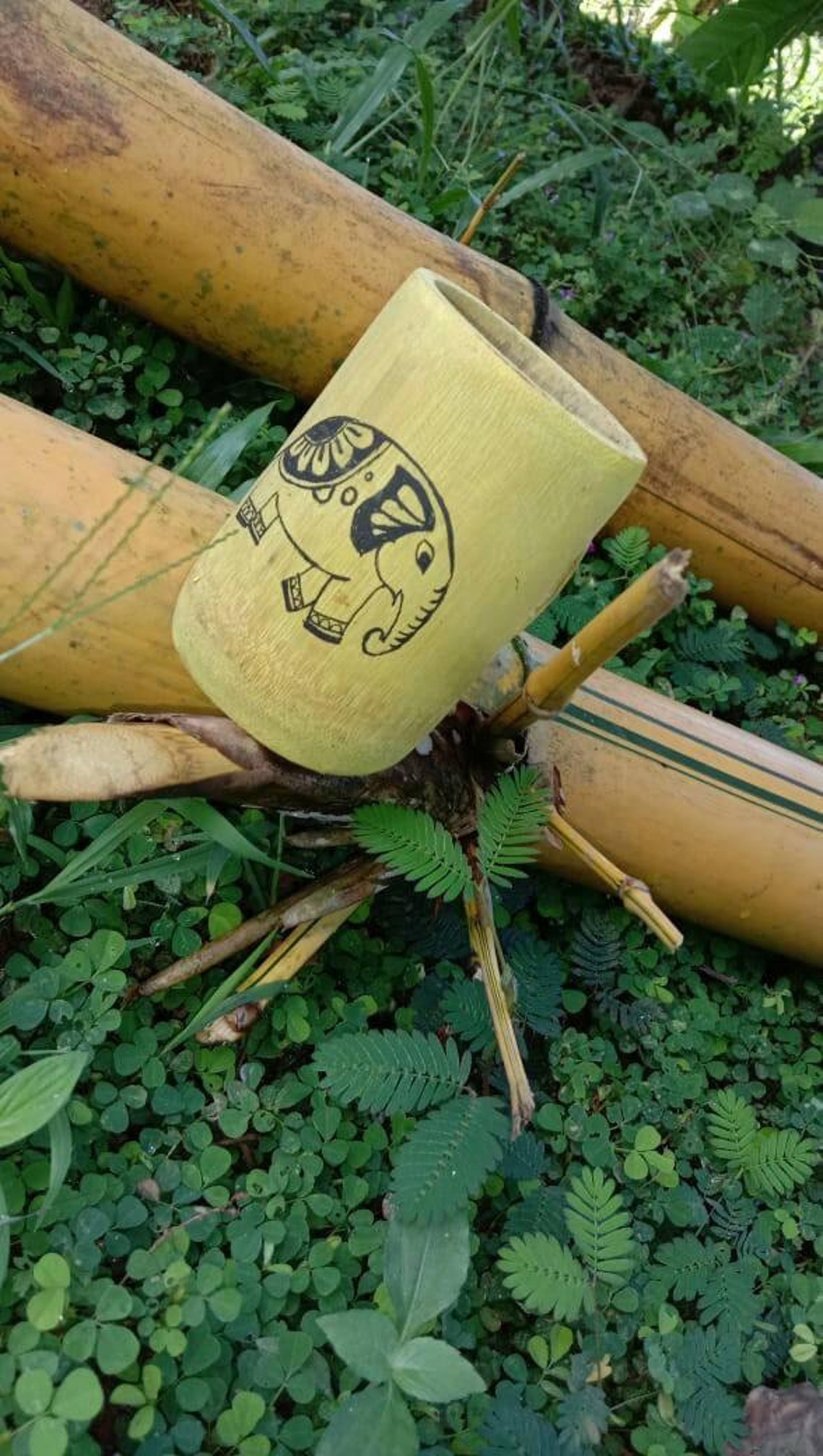 Bamboo Mug Handmade Pure Sri Lankan Products Etsy