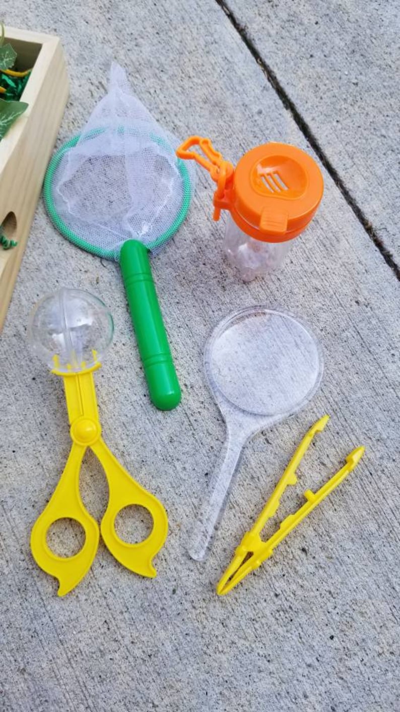 Insect Sensory Kit | Bug Hunt Sensory Bin | Bug Garden Kit | Homemade Playdough | Spring Playdough Kit | Loose Parts | Tinkerbox image 5