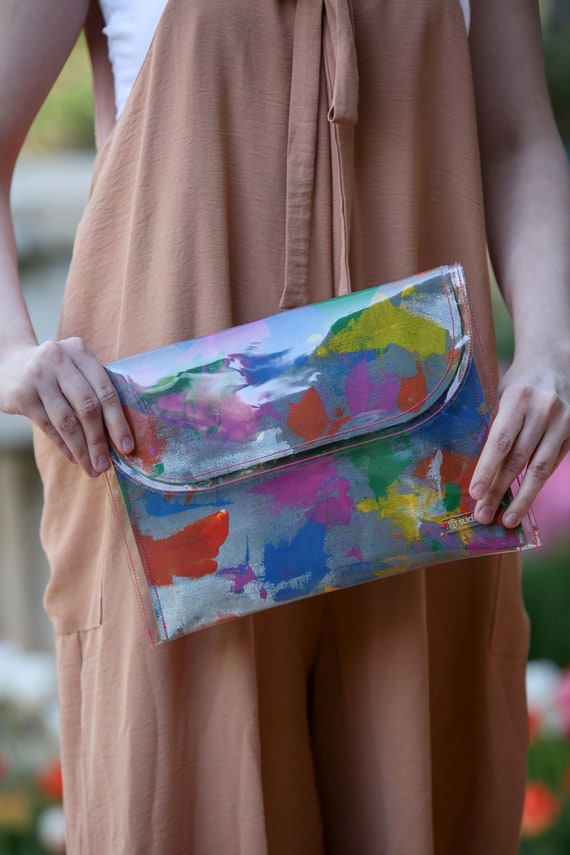 Hand painted clutch sale