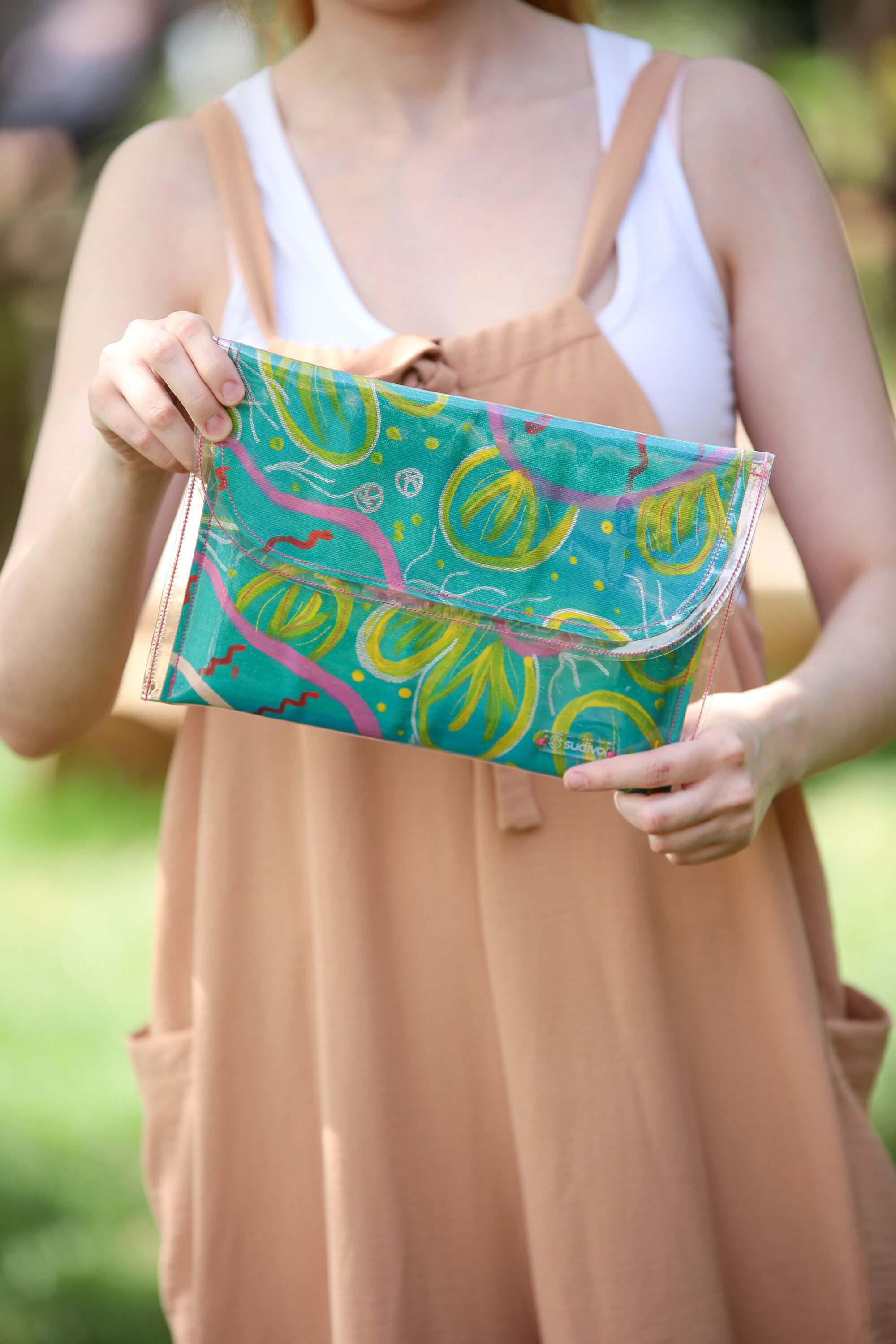 Custom Clutch Wearable Art Hand Painted Bag Modern Clutch Etsy