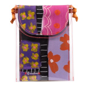 Kleine Crossbody Tasche, handbemalte Tasche, Crossbody Handytasche, kleine Schultertasche, Mini Satchel, Handytasche, Einzigartiges Muttertagsgeschenk