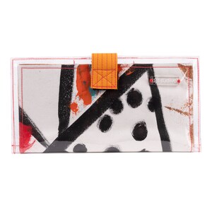 Handgemaltes Damen Clutch Portemonnaie, tragbare Kunst, Reise Portemonnaie Handy, individuelle lange Geldbörse, Designer Portemonnaie, Einzigartiges Muttertagsgeschenk