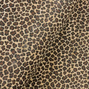 ポルトガル産コルク生地、天然コルクにプリント柄、ヴィーガン