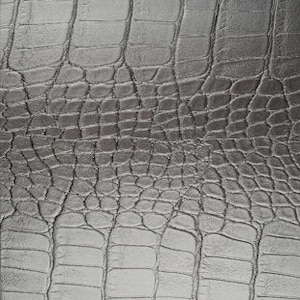 Oleatex Olive Lederalternative für Taschen, Geldbörsen, Kleidung, Schuhe, silber, HER2061