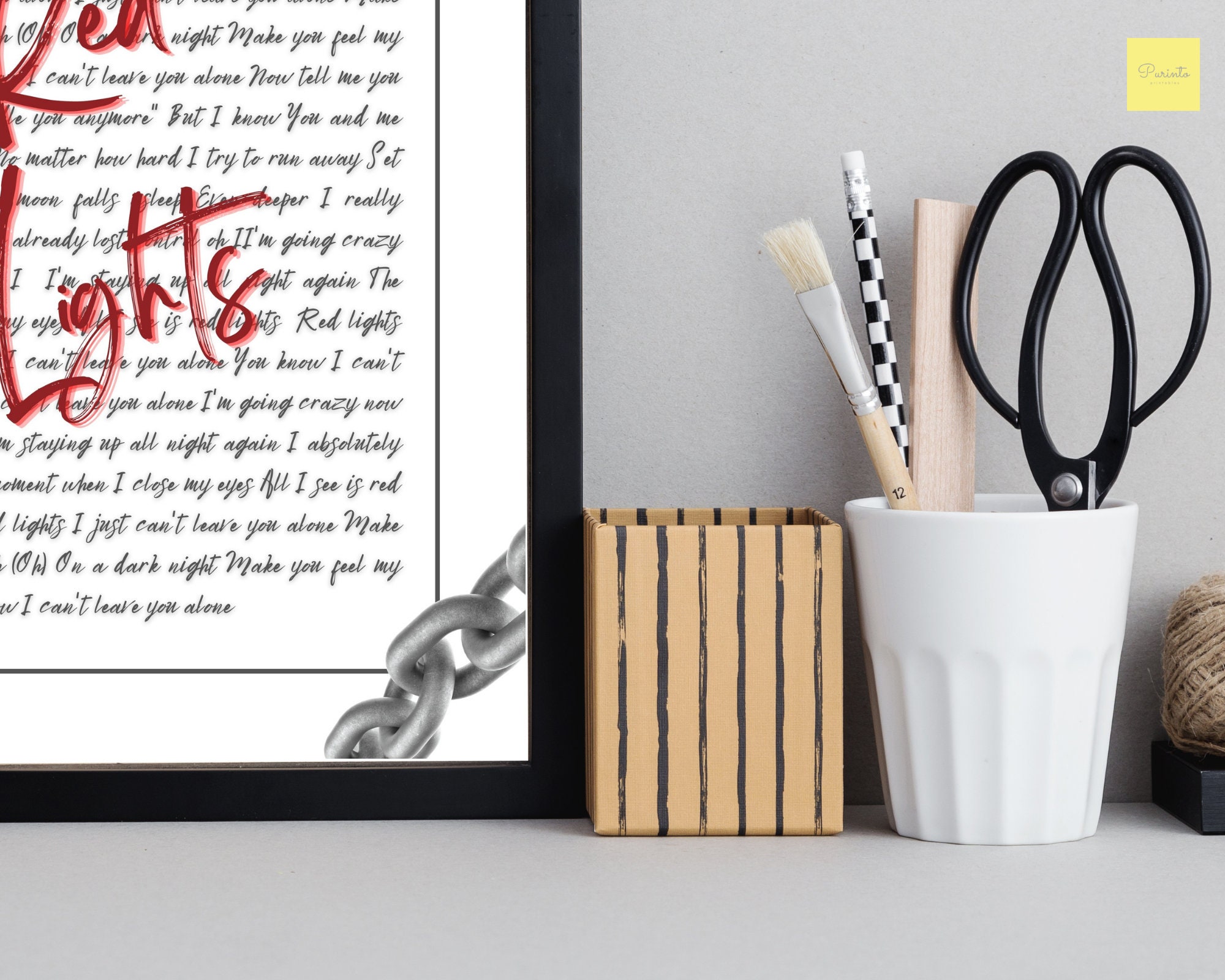 Stray Kids Red Lights Lyrics english Printable Wall Art Etsy