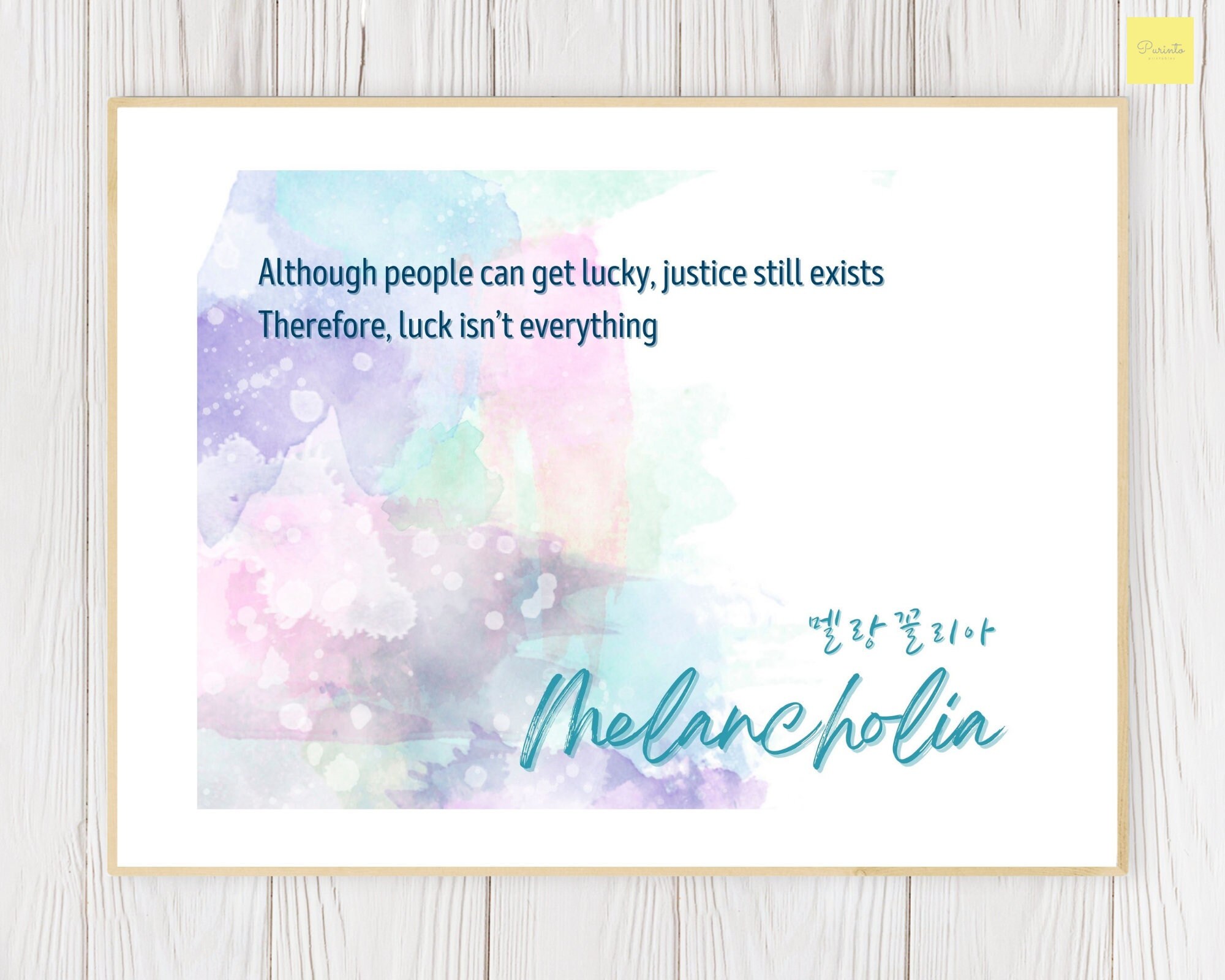 Melancholia Printable Wall Art Kdrama Kdrama Poster | Etsy UK