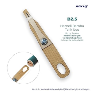 Calligraphy Bamboo Dip Pen with Ink Reservoir | 2mm–6mm | Arabic & Islamic Talik Calligraphy Pen Nib | Handmade Reed Qalam