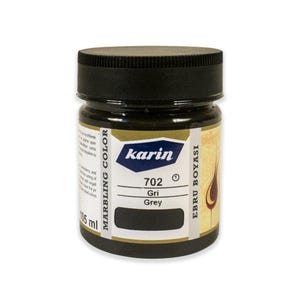 Karin Grey Ebru Marbling Paint: Traditional Water Art, 105 ml
