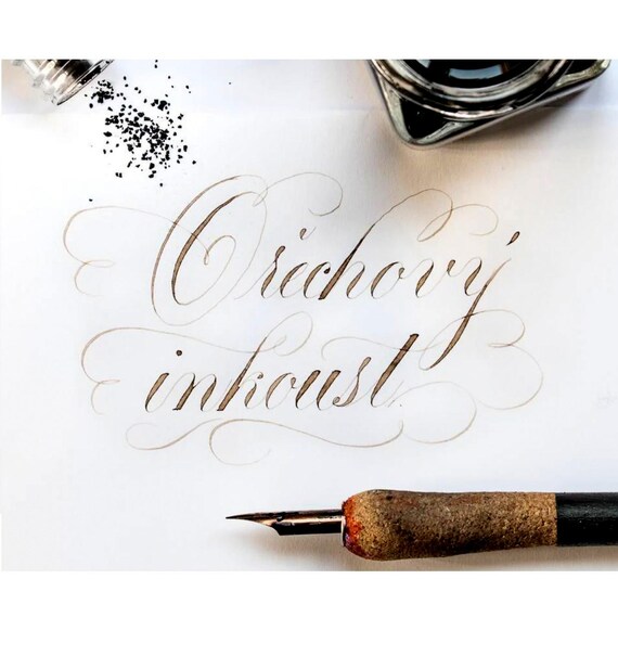 Karin Walnut Calligraphy Ink: Handmade Dip Pen Ink (45ml)