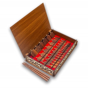 Snakewood Calligraphy Pen Set with Interchangeable Steel Nibs | Large 2–40 mm Nib Range