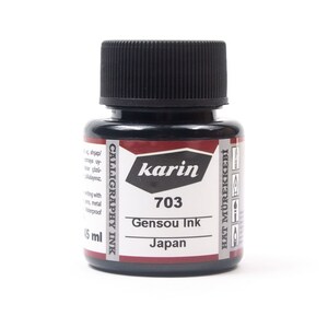 Hat and Calligraphy Ink 45 ml Gensou 703 Black
