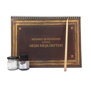 Set de calligraphie arabe Karin Nesih 1 | Art du chapeau arabe