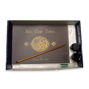 Kit de démarrage 3 calligraphies Karin – Rika | Kit artistique de chapeau pour débutant avec encre et stylo roseau