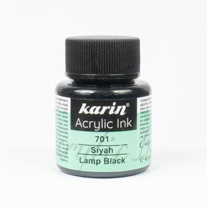 Karin Acrylic Ink 45ml – Bright Water-Based Ink for Calligraphy, Painting & Mixed Media – Multiple Color Options
