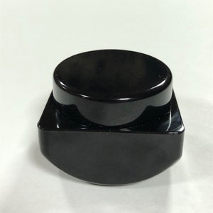 Karin Black Inkwell | Dip Pen Calligraphy, Calligraphy, Art of Lettering | Wide Mouth Angled Glass Inkwell | Dinky Dip Holder | 30 ml