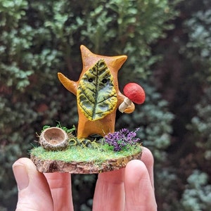 Korok polymer clay handmade sculpture, decorating figure, The Legend of Zelda Breath of the Wild,Tears of the Kingdom