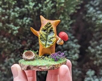 Korok polymer clay handmade sculpture, decorating figure, The Legend of Zelda Breath of the Wild,Tears of the Kingdom