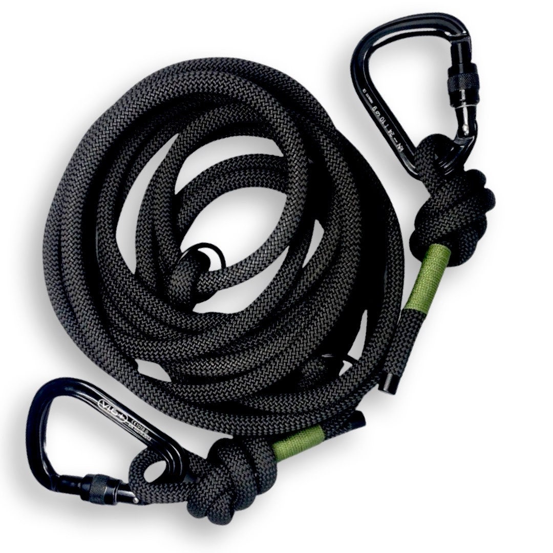 Rope Dog Leash With Climbing Carabiner, Dog Leashes for Medium and