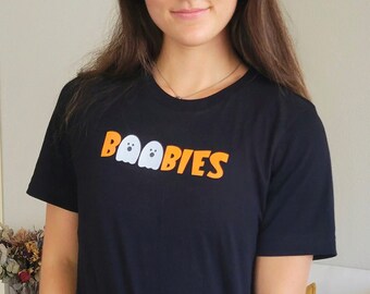 Halloween Shirt | Boo Ghost Shirt | Breast Cancer Awareness Tee | Pink Out Football Shirt