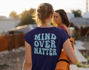 Blue Preppy Shirt, Preppy Tshirt, Preppy Clothing, Blue Aesthetic Clothes, Trendy Crewneck, Y2K Shirt, Mental Health, Mind Over Matter