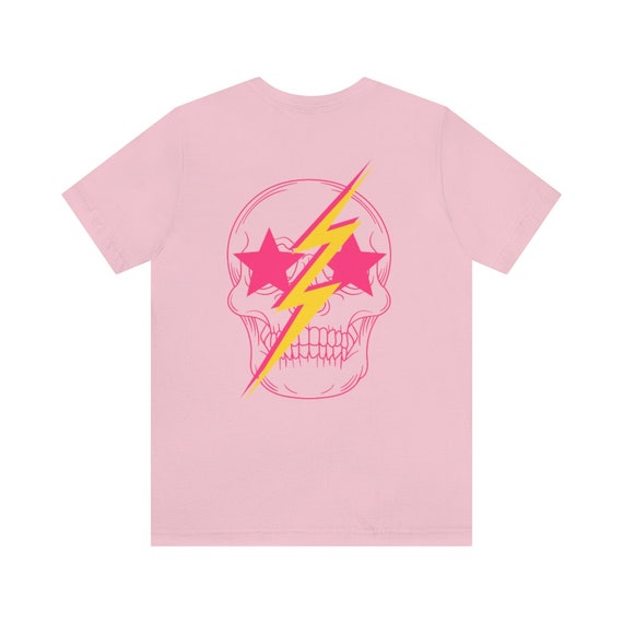 Pink Lightning Bolt Preppy Shirt Pink Preppy Tshirt Preppy