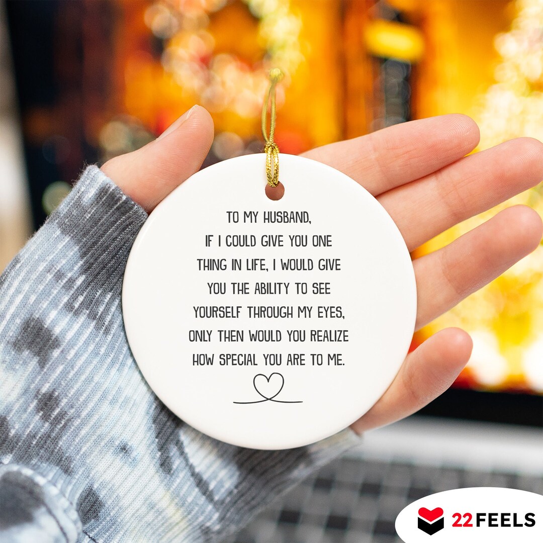 Husband Gift Christmas Ornament Hubby Tree Decoration Love Etsy