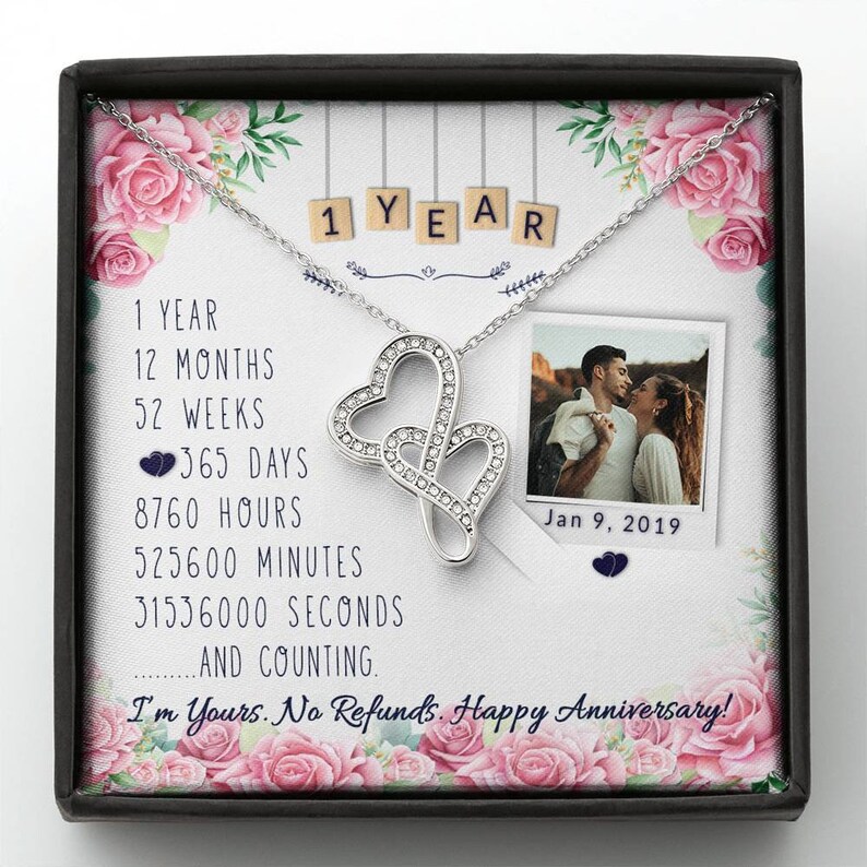Personalized 1 Yr Valentines Day 