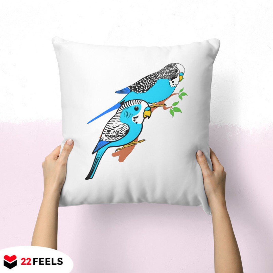 Cute Budgie Pillow Parakeet Pilllow Pet Bird Girls Boys Cushion Budgie ...