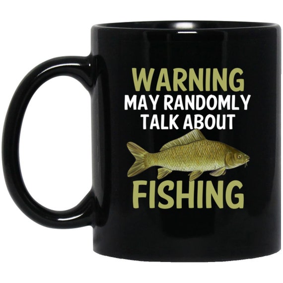 Funny Fishing Coffee Mug Fishing Mug Black Fishing Gifts Men Women
