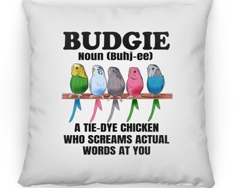 16x16 Budgerigar Gifts Peace Love Budgies Budgerigar Parrot Bird Throw Pillow Multicolor 16x16 Budgerigar Gifts Peace Love Budgies Budgerigar Parrot Bird Throw Pillow Multicolor