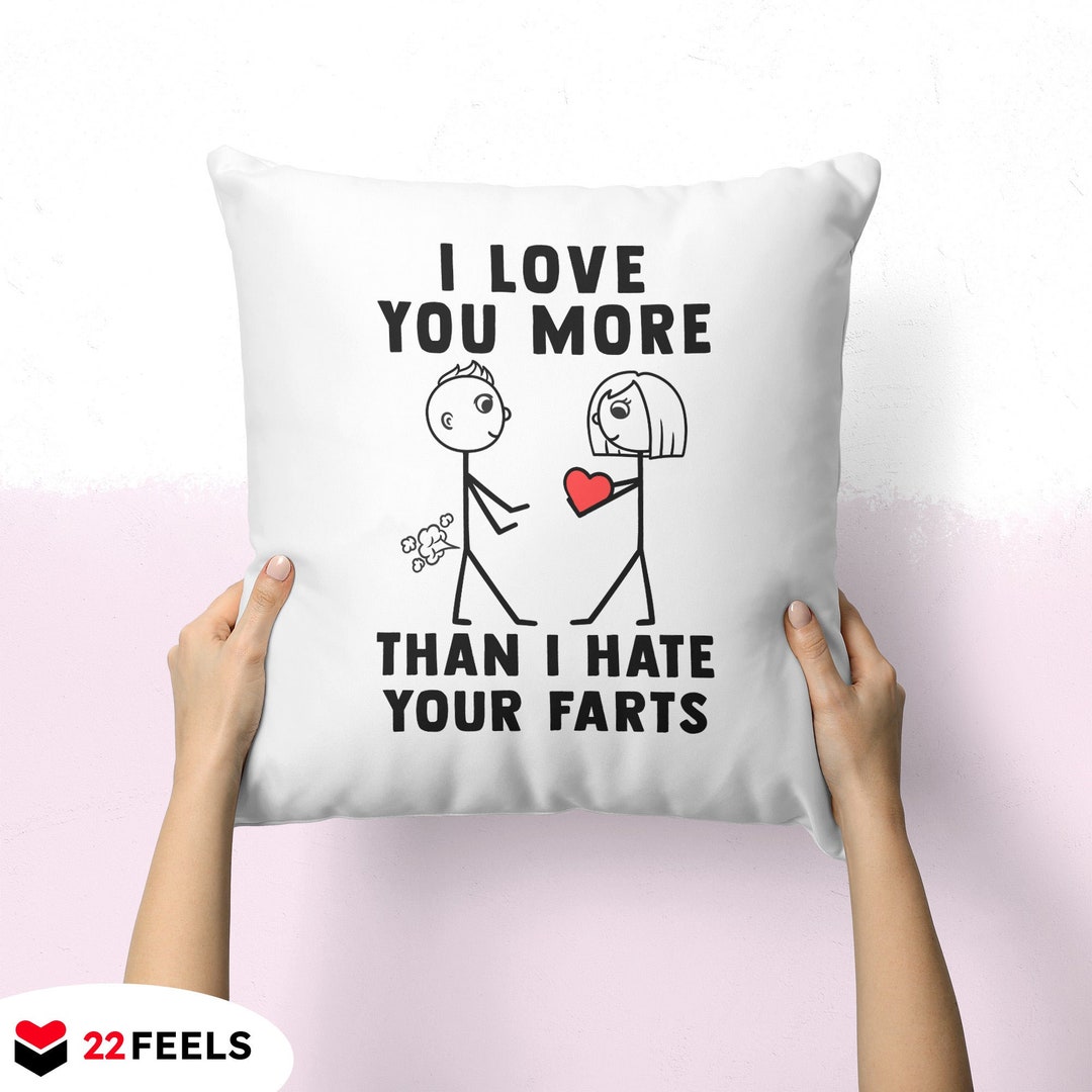 Anniversary Gift Men Fart Pillow Funny Husband Boyfriend Etsy