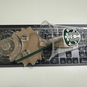 Fake Spilled Miso Soup; Spilled Iced Latte Coffee; Fake Spilled Coca-cola; Resin Material; Food Prop; Fun Creative Crazy Gift Idea;