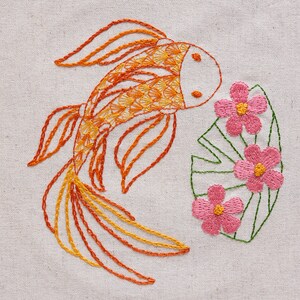 Koi Fish Embroidery PDF image 3