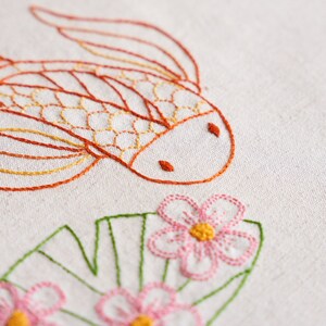 Koi Fish Embroidery PDF image 6