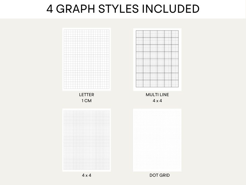 Printable Graph Paper PDF. Dot Grid Paper. Bullet Paper. Grid Paper ...
