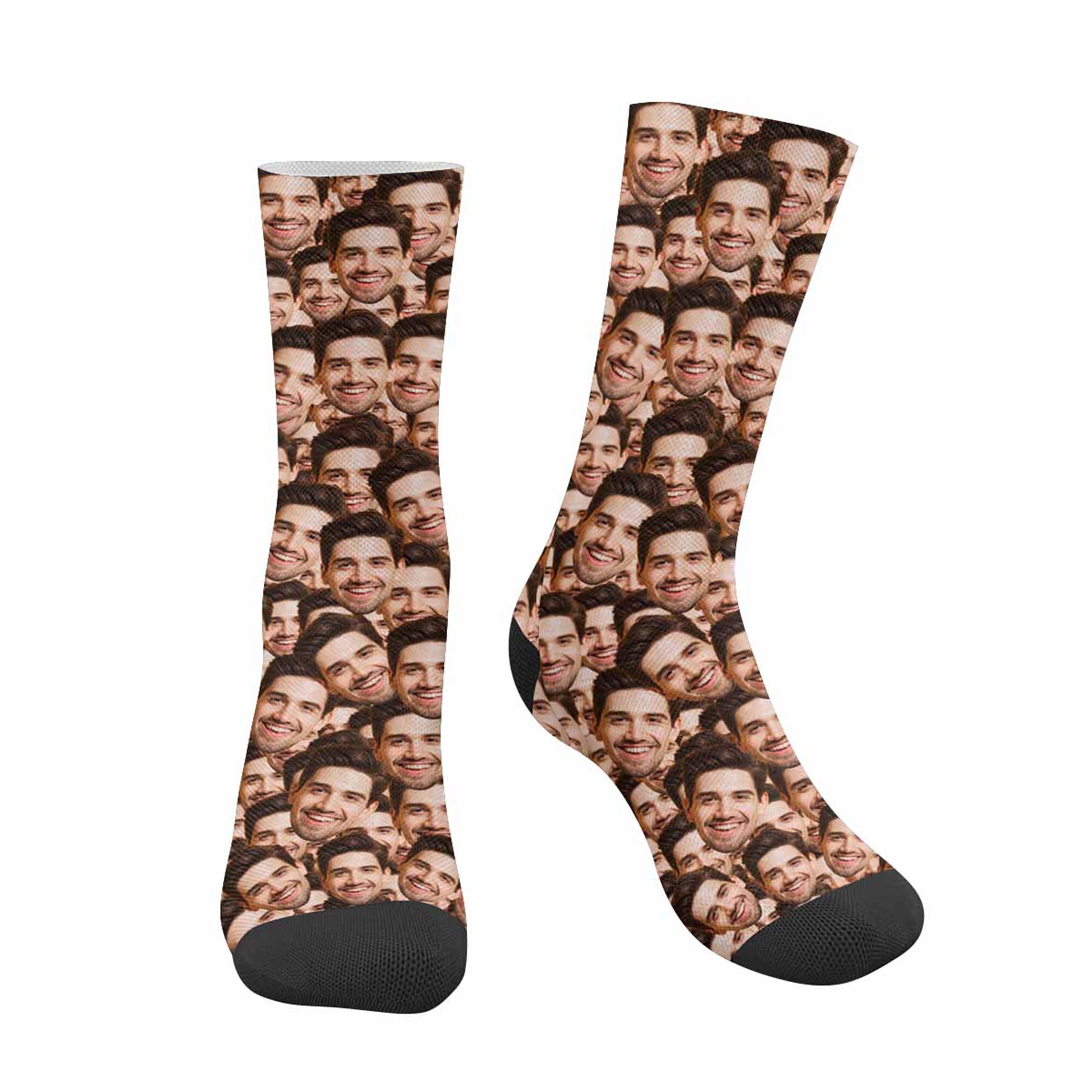 Customize Funny Face Photo Socks Personalized MutiFaces Etsy