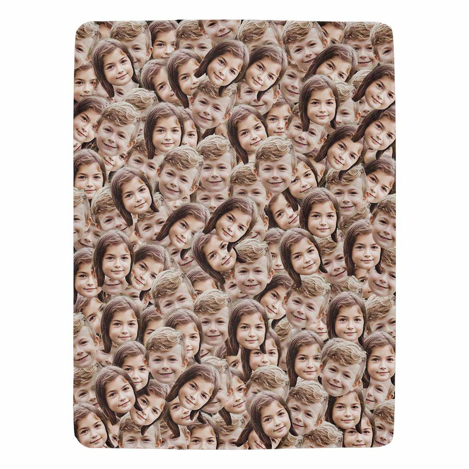 Multiple kid faces blanket Personalized Faces all over Etsy